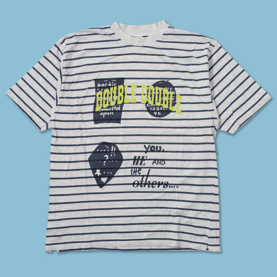 Double Double Striped T-Shirt Medium