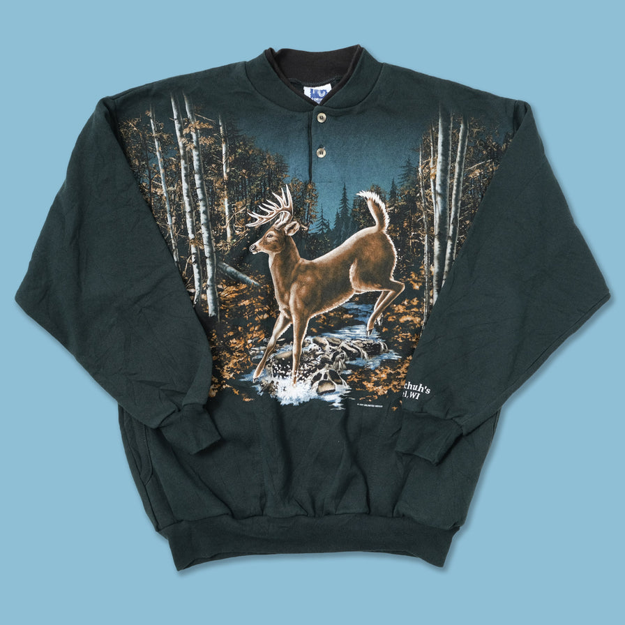 Vintage Deer Sweater Medium