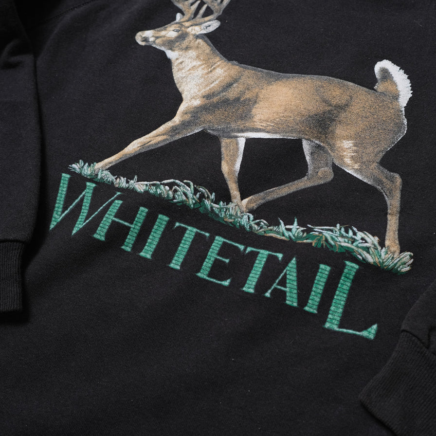 Vintage Whitetail Deer Sweater Large