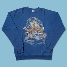 Vintage Deer Sweater Large