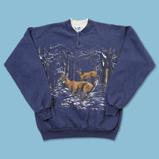 Vintage Deer Sweater Medium