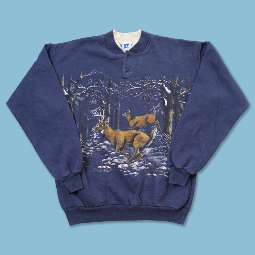 Vintage Deer Sweater Medium