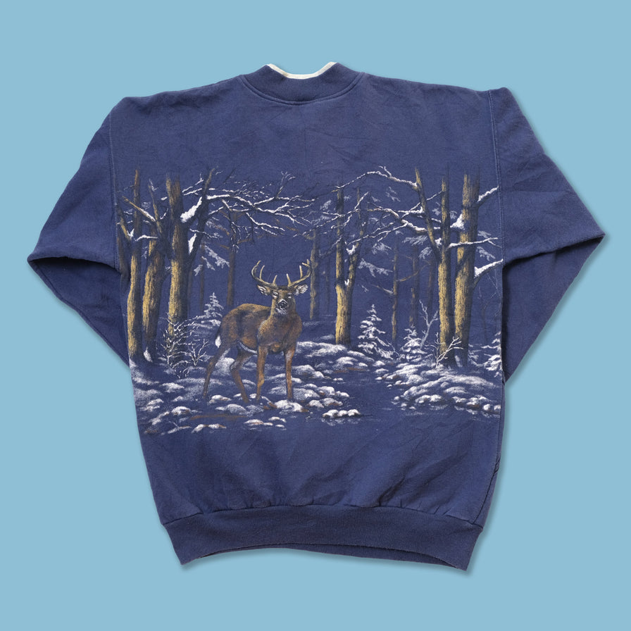 Vintage Deer Sweater Medium