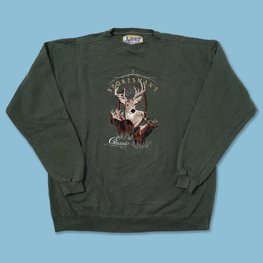 Vintage Deer Sweater XLarge
