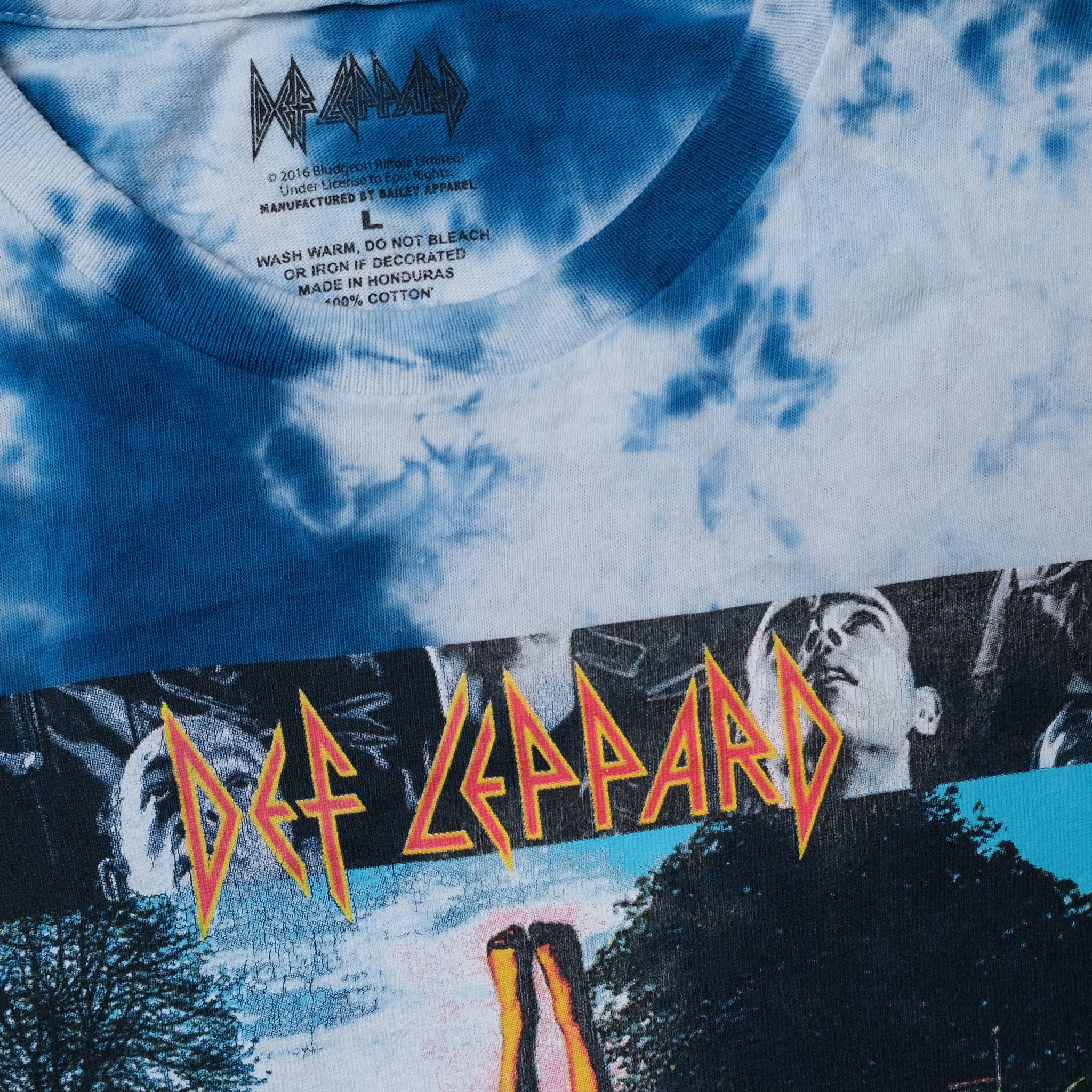 def leppard t shirt tie dye