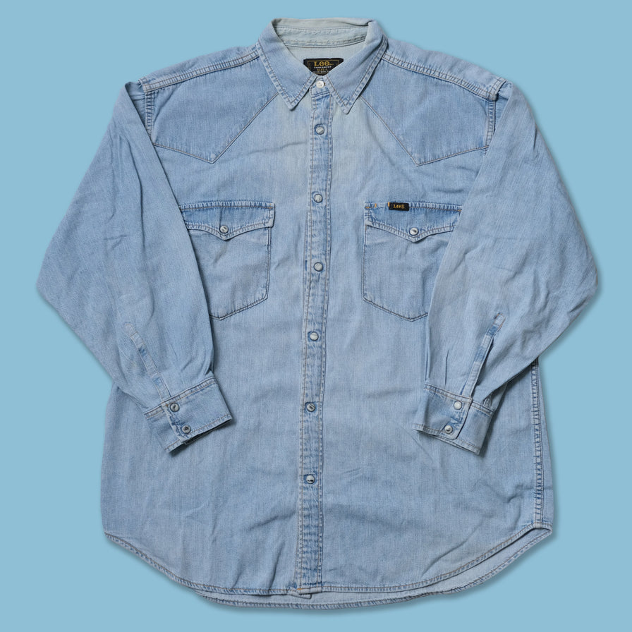 Vintage Lee Denim Shirt Large / XLarge