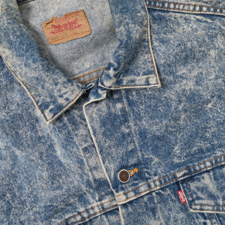 Vintage Levis Women's Denim Jacket Large