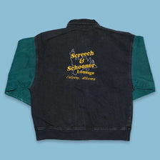 Vintage Denim College Jacket Medium