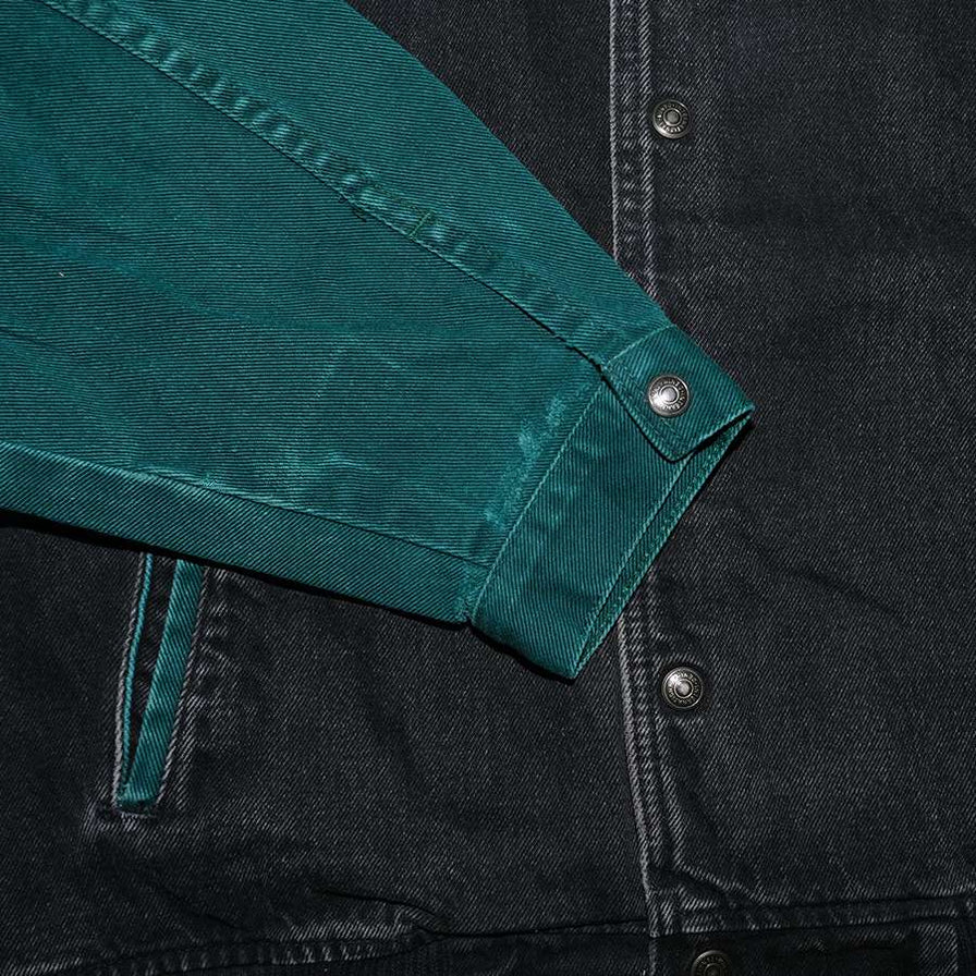 Vintage Denim College Jacket Medium