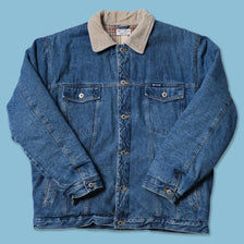 Vintage Padded Denim Jacket XLarge