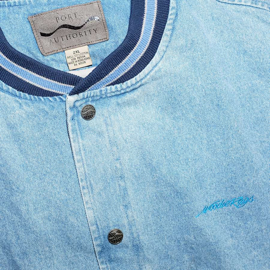 Vintage Denim College Jacket XLarge