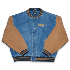 Vintage Denim College Jacket XLarge