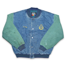 Vintage Denim College Jacket XLarge