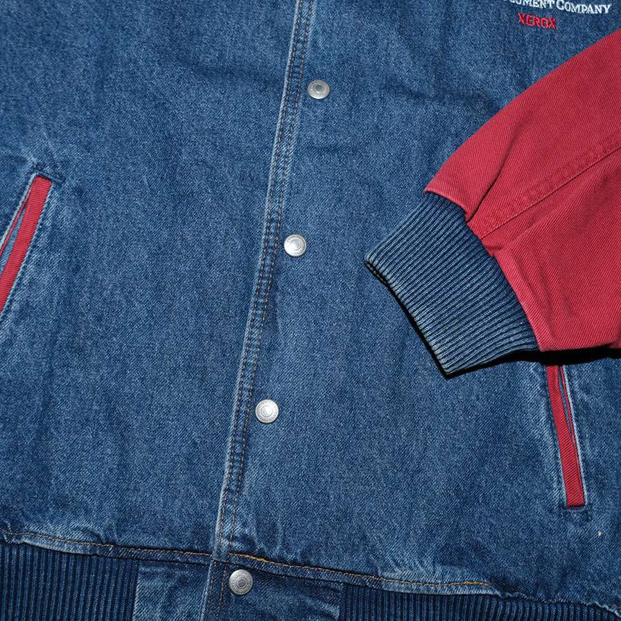 Vintage Denim College Jacket Large / XLarge