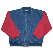 Vintage Denim College Jacket Large / XLarge