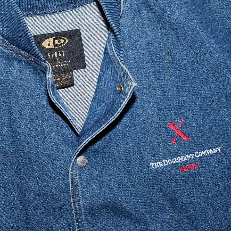 Vintage Denim College Jacket Large / XLarge