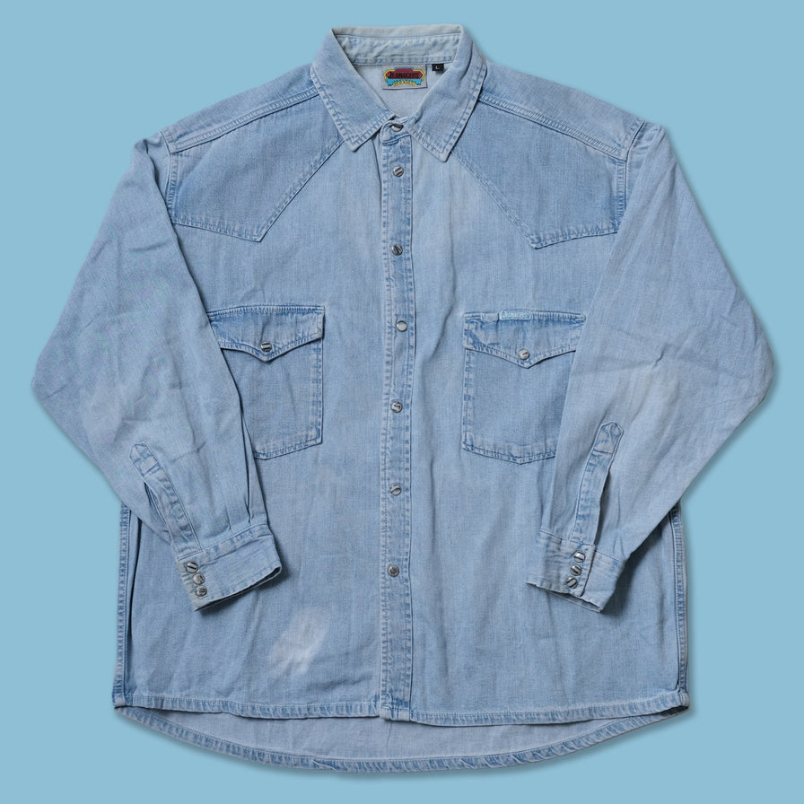 Vintage Denim Shirt Large