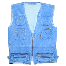 Vintage Denim Vest XLarge - Double Double Vintage