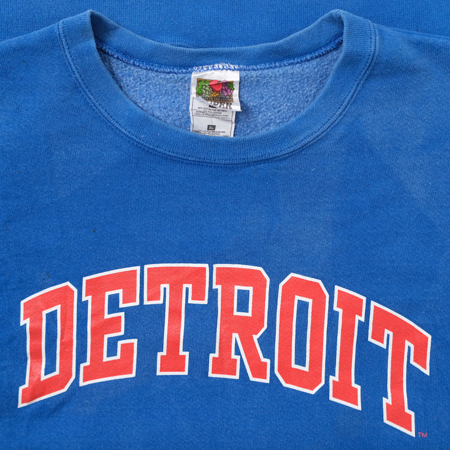 Vintage Detroit Pistons Sweater XLarge