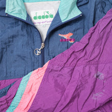 Vintage Diadora Track Jacket Medium