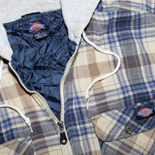 Vintage Dickies Hooded Flannell Jacket Large