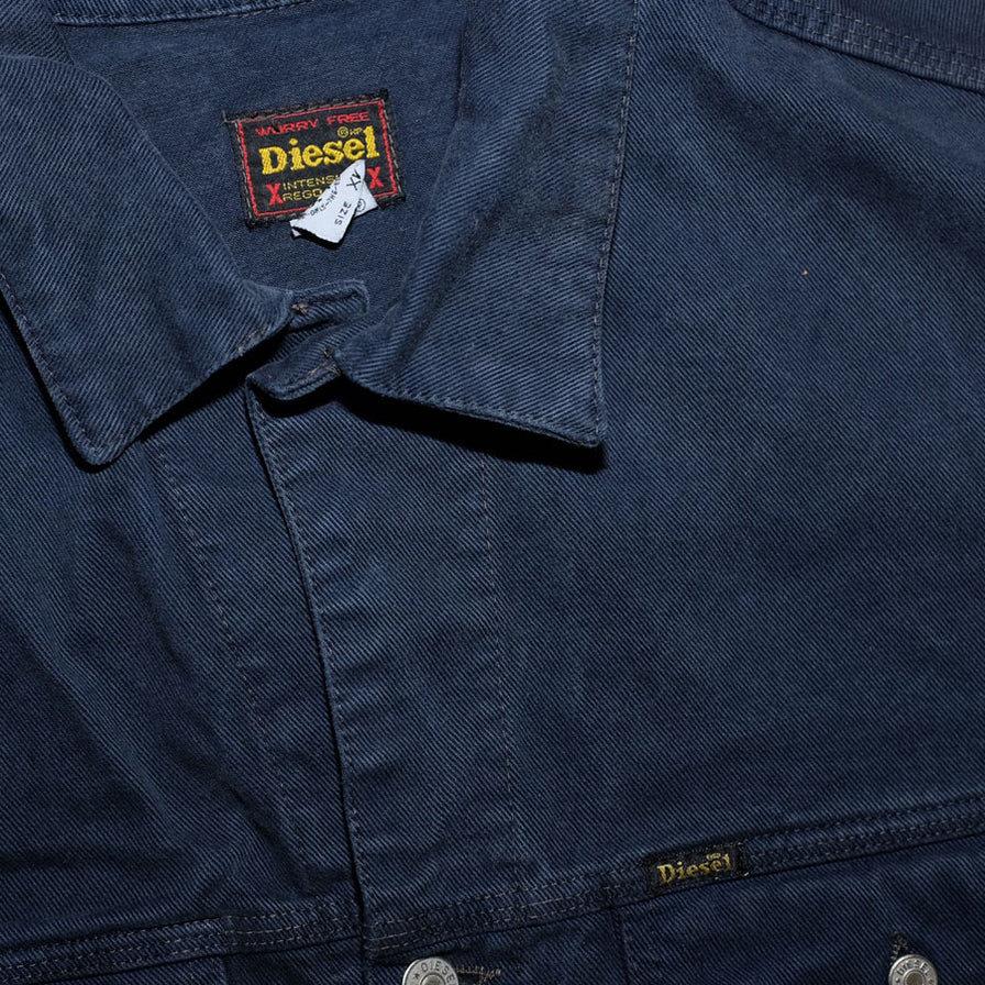 Vintage Diesel Denim Vest Large - Double Double Vintage