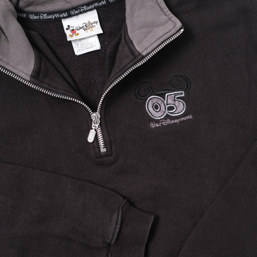 Vintage Disney Q-Zip Sweater Small