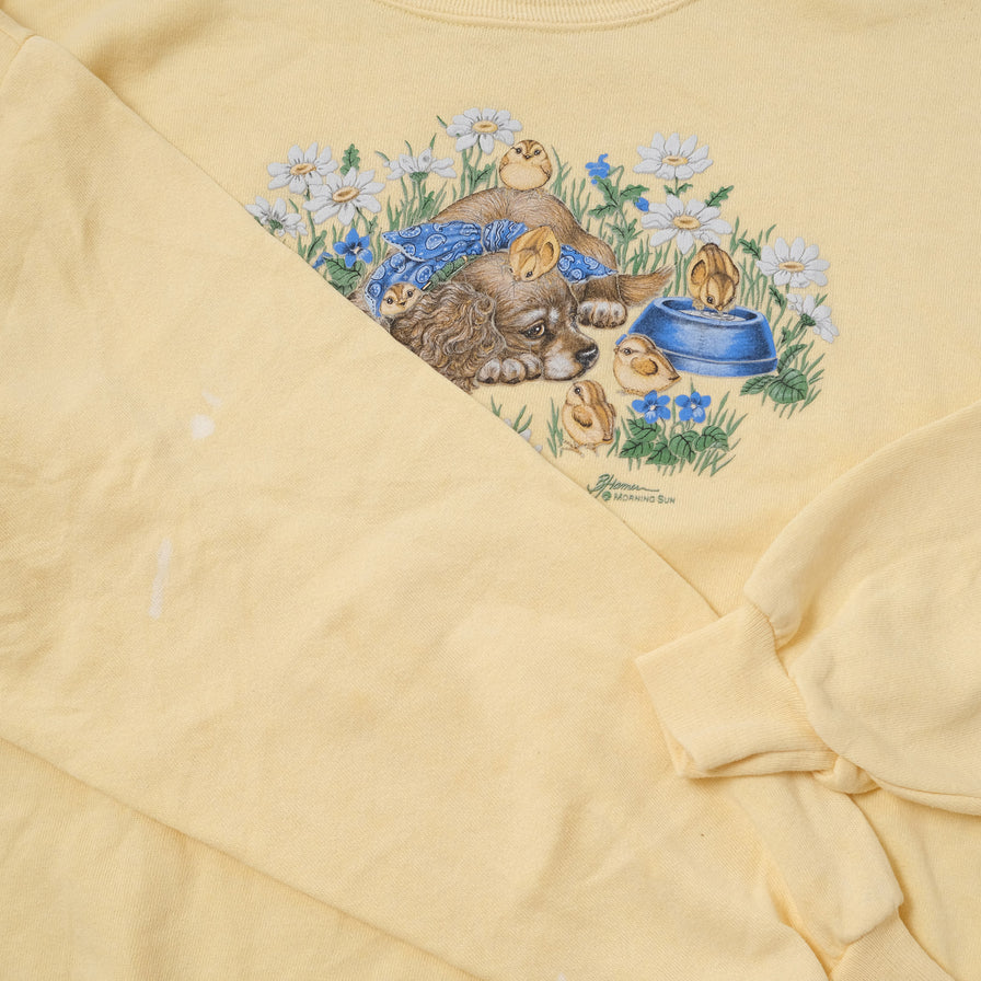 Vintage Dog Sweater Large