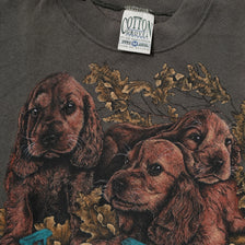 Vintage Dog Sweater Medium