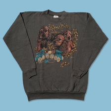 Vintage Dog Sweater Medium