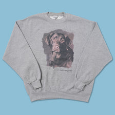 Vintage Dog Sweater Large