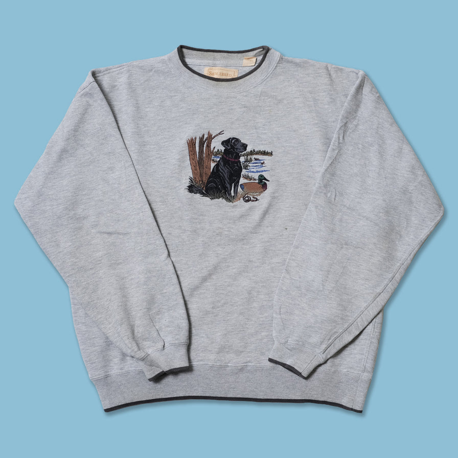 Vintage Dog Sweater Medium