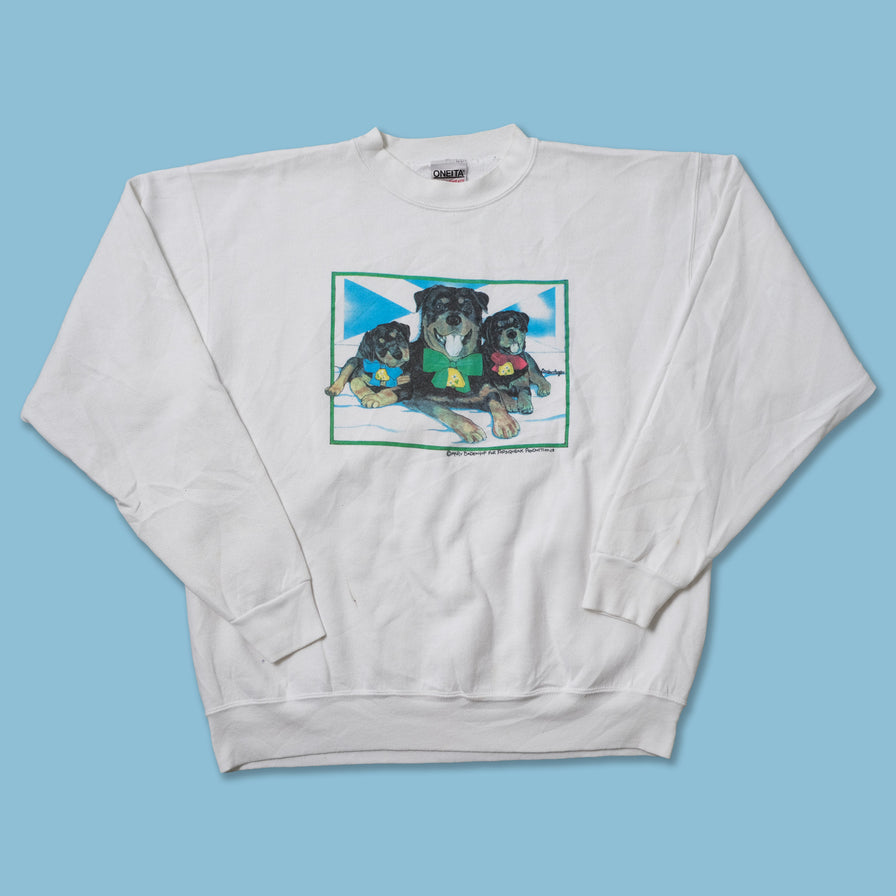 Vintage Dog Sweater Large