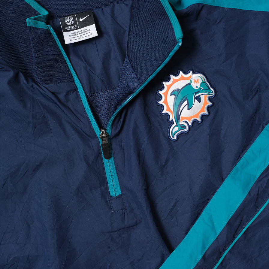Miami Dolphins Q-Zip Windbreaker Large / XLarge