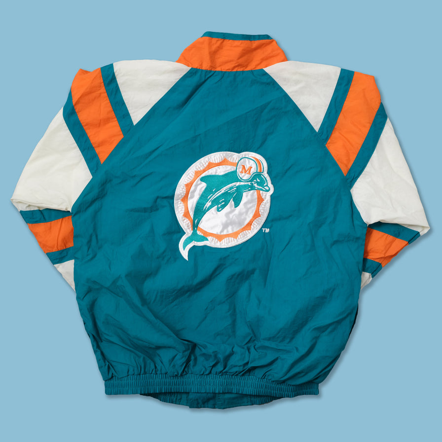 Vintage Miami Dolphins Track Jacket Medium Double Double Vintage
