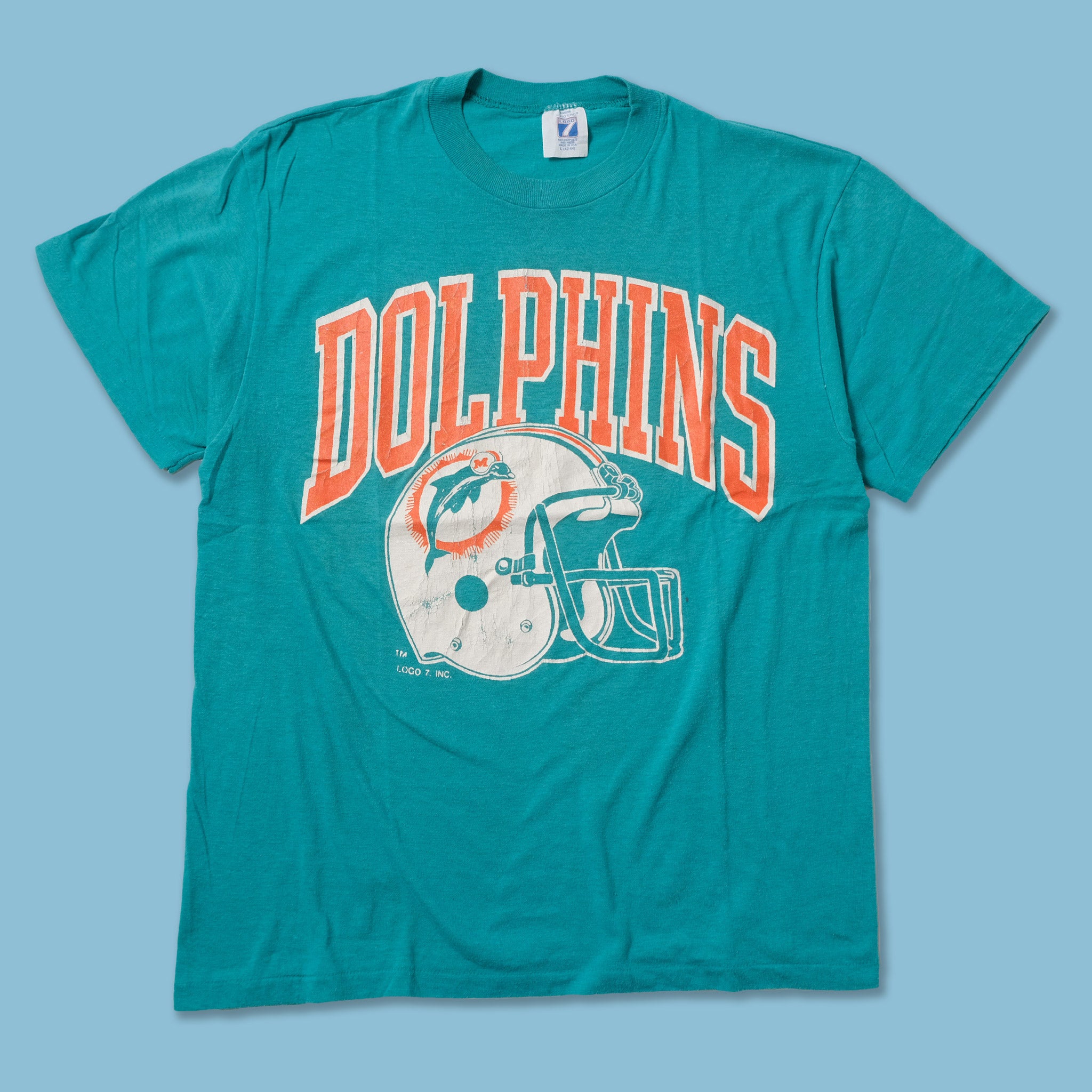 Gildan Navy Blue Miami Dolphins #26 Lamar Smith T-Shirt Youth Size L 14-16