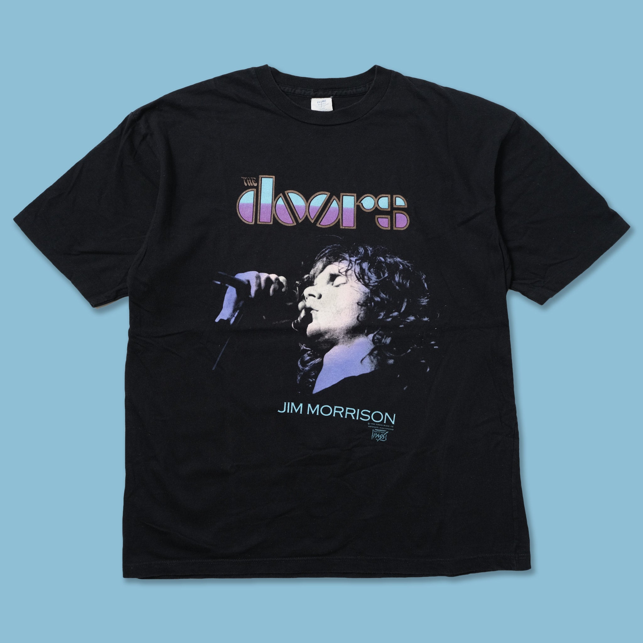 Vintage 1990 The Doors Dance on Fire T-Shirt XLarge | Double