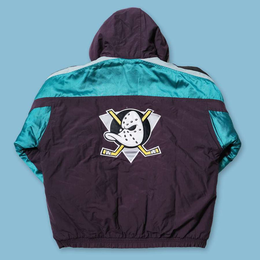 Vintage Starter Mighty Ducks Jacket Kids Large Double Double Vintage