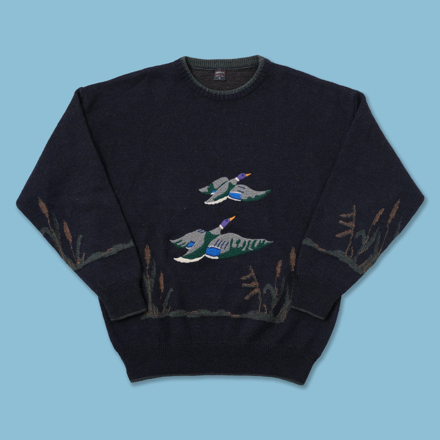 Vintage Gant Knit Sweater Large Double Double Vintage