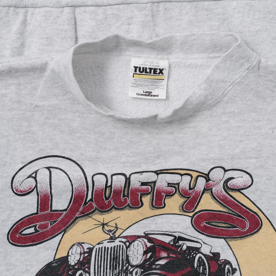 Vintage Duffys Car Sweater Medium