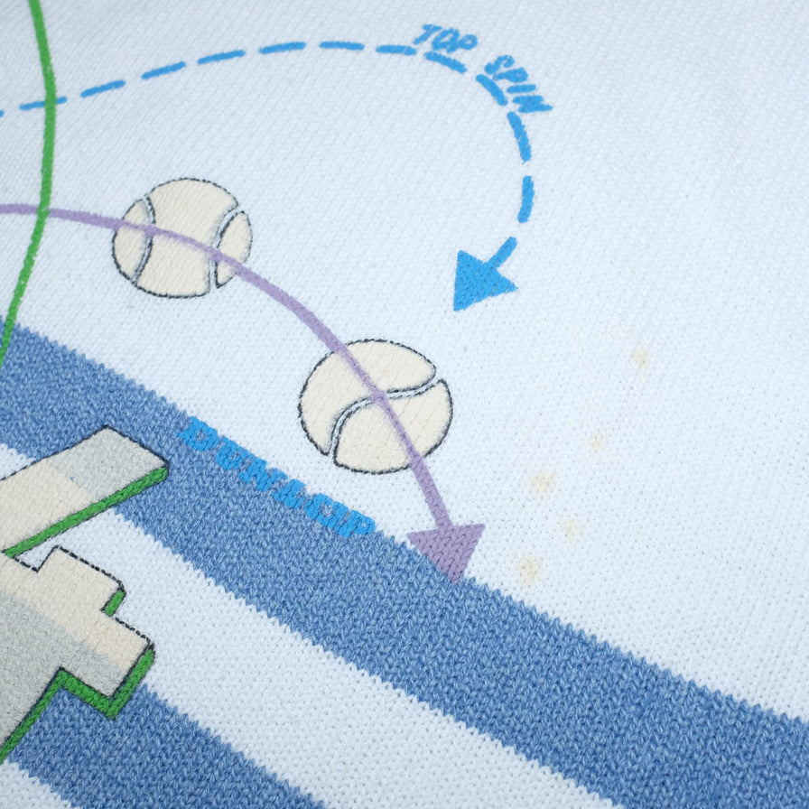 Vintage Dunlop Tennis Knit Sweater XLarge - Double Double Vintage