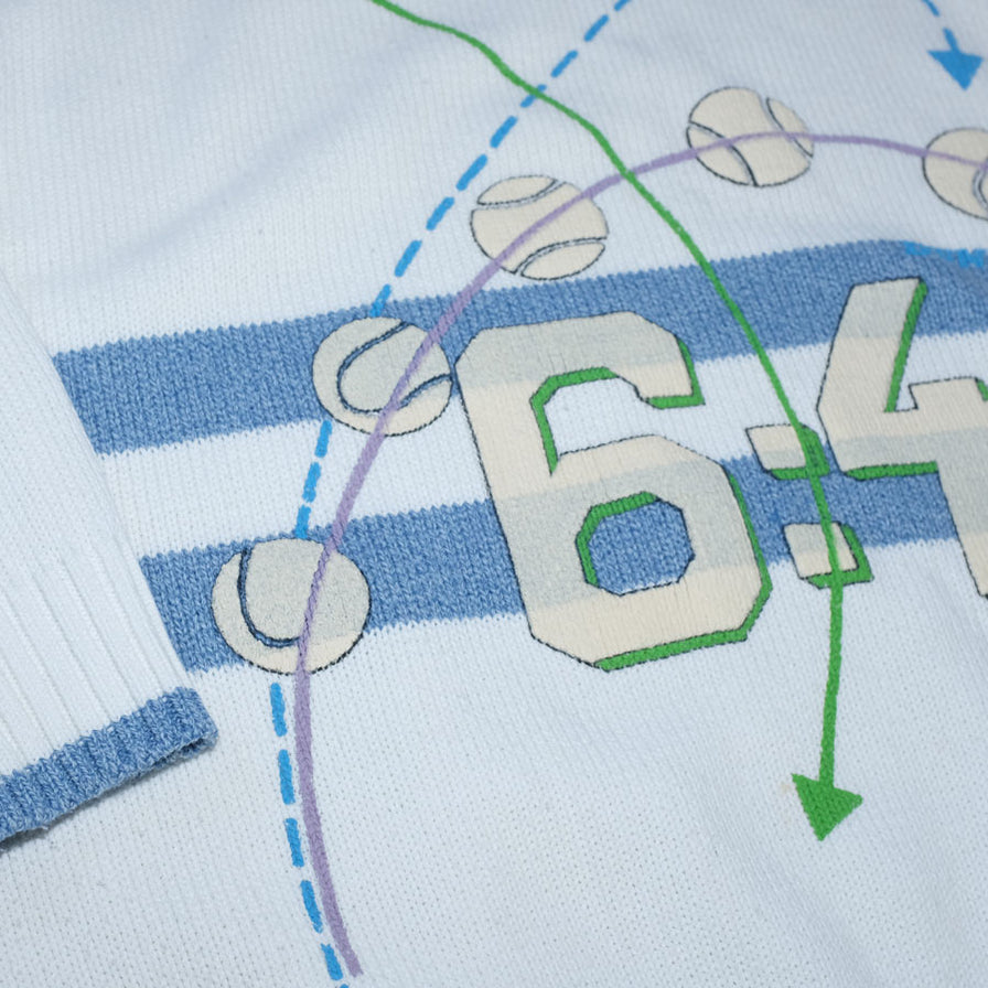 Vintage Dunlop Tennis Knit Sweater XLarge - Double Double Vintage