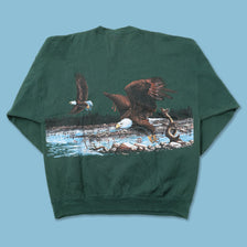 Vintage Bald Eagle Sweater XXLarge