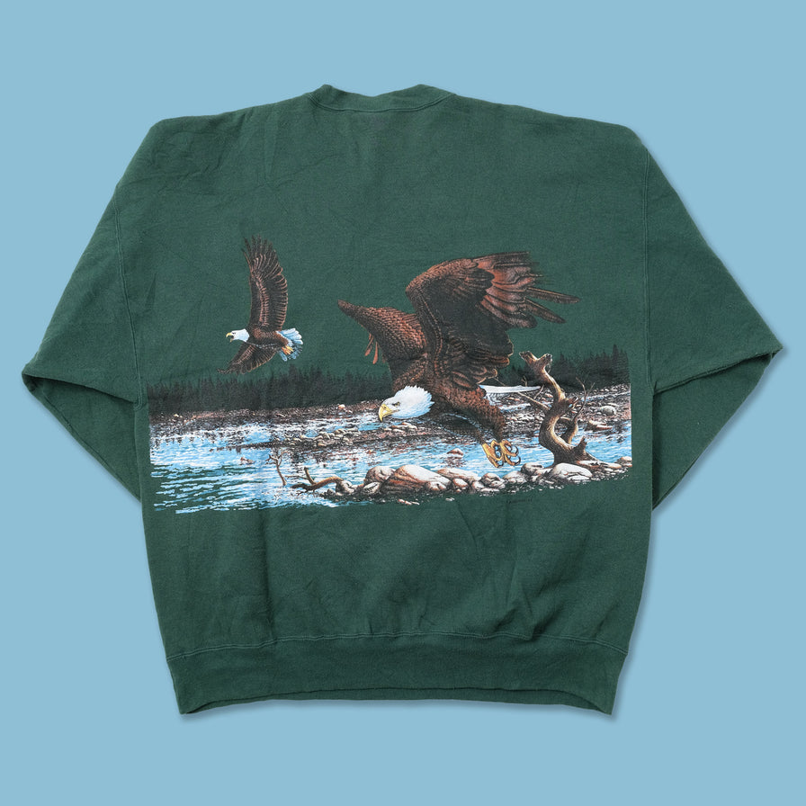Vintage Bald Eagle Sweater XXLarge