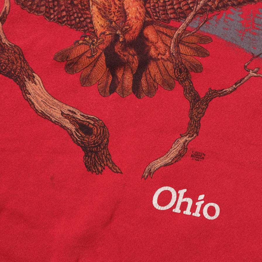 Vintage Ohio Eagle Sweater XLarge