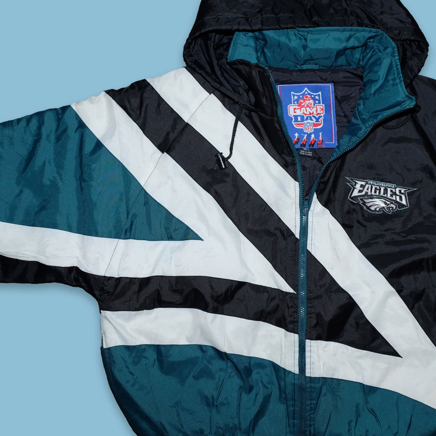 Vintage Philadelphia Eagles Padded Jacket Large - Double Double Vintage