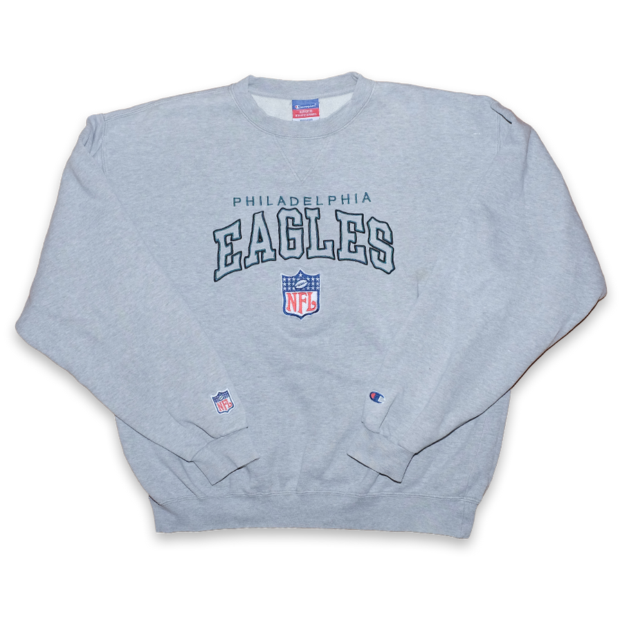Champion Philadelphia Eagles Sweatshirt Medium - Double Double Vintage