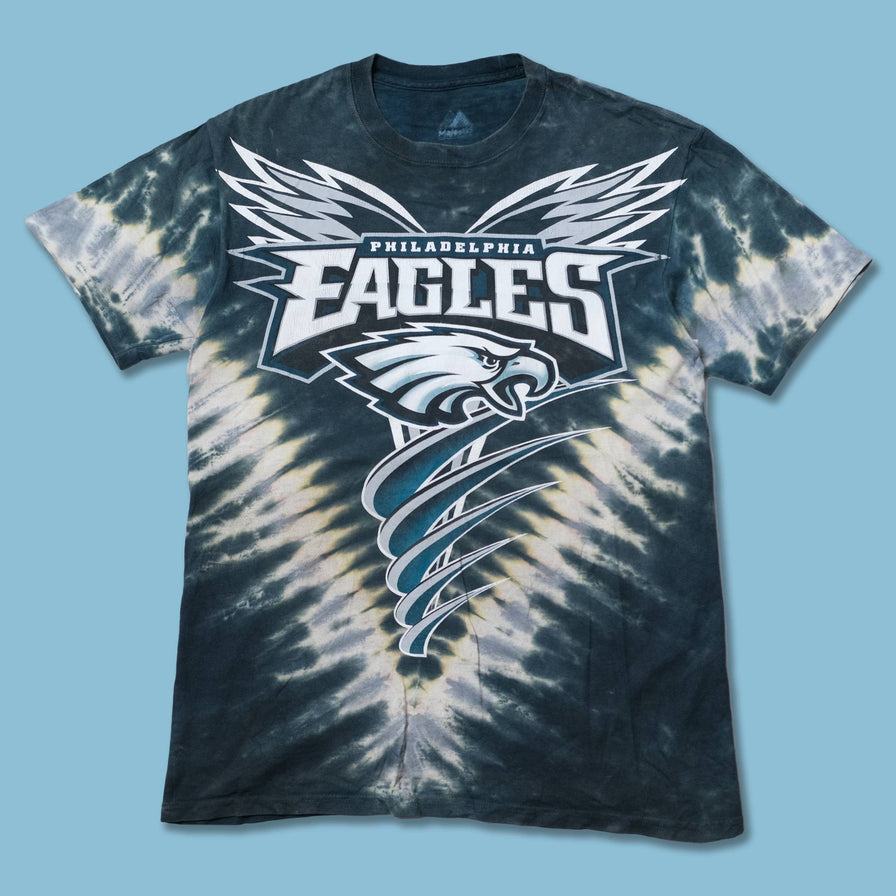 Vintage Philadelphia Eagles Tie Dye T-Shirt Medium / Large