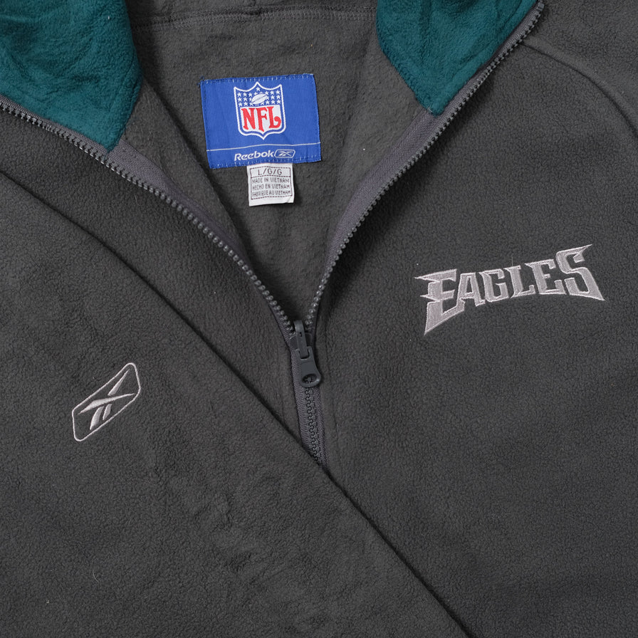 Vintage Philadelphia Eagles Fleece Jacket Large
