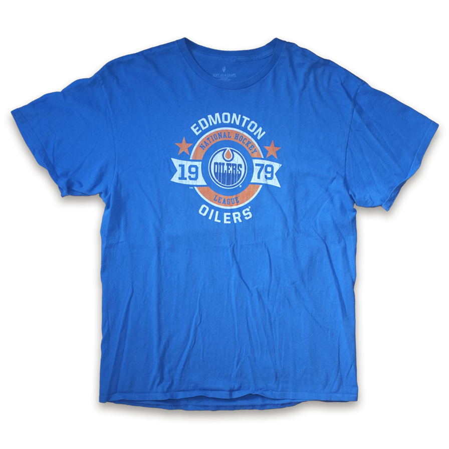 Edmonton Oilers Draisaitl T-Shirt Large - Double Double Vintage